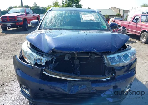 2015 Toyota Highlander Limited V6 from USA, damaged, VIN 5TDDKRFH5FS200858